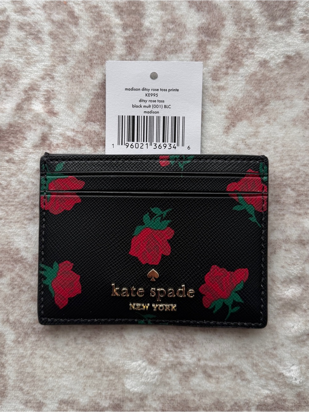 Kate Spade Rose Card Holder - Picture 3 of 3